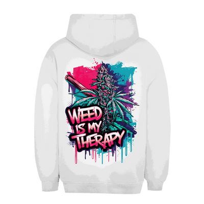 Unisex Oversize Hoodie - Weed is my Therapy | Division420®