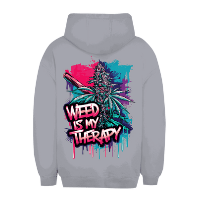 Unisex Oversize Hoodie - Weed is my Therapy | Division420®