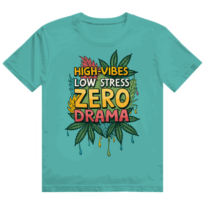 Größentabelle für Division420 Heavy Cotton T-Shirt mit lockerem Tubular Fit