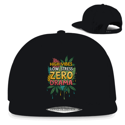 Snapback Rapper Cap - High-Vibes, low stress, zero drama | Division420®