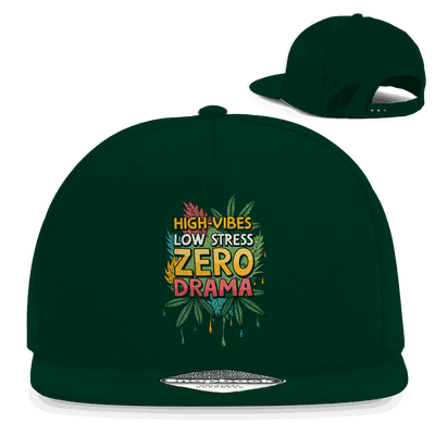 Snapback Rapper Cap - High-Vibes, low stress, zero drama | Division420®