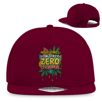 Snapback Rapper Cap - High-Vibes, low stress, zero drama | Division420®