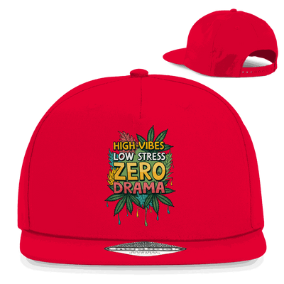 Snapback Rapper Cap - High-Vibes, low stress, zero drama | Division420®