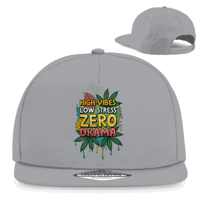 Snapback Rapper Cap - High-Vibes, low stress, zero drama | Division420®