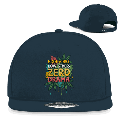 Snapback Rapper Cap - High-Vibes, low stress, zero drama | Division420®