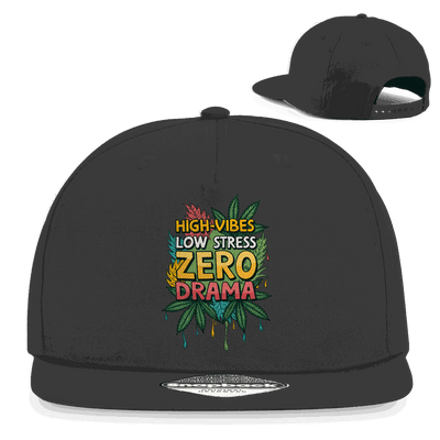 Snapback Rapper Cap - High-Vibes, low stress, zero drama | Division420®