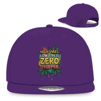 Snapback Rapper Cap - High-Vibes, low stress, zero drama | Division420®