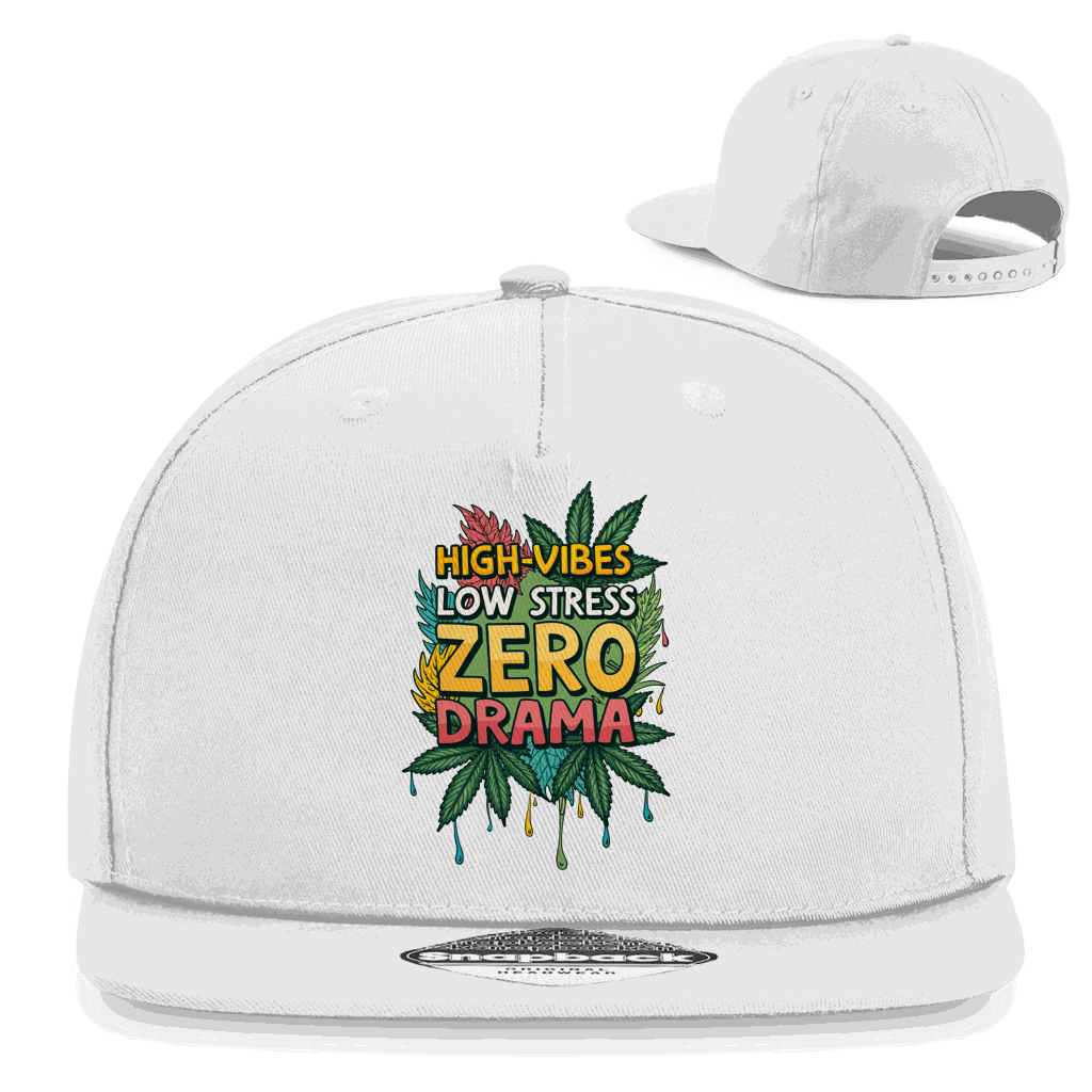 Snapback Rapper Cap - High-Vibes, low stress, zero drama | Division420®