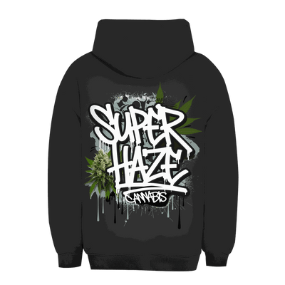 Unisex Oversize Hoodie Super Haze Graffiti urbaner Style bequemer, nachhaltiger Kapuzenpullover Division420