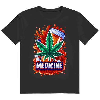 Heavy Cotton T-Shirt - Medicine Weed | Division420®