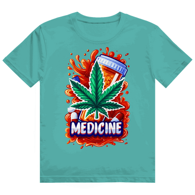Heavy Cotton T-Shirt - Medicine Weed | Division420®