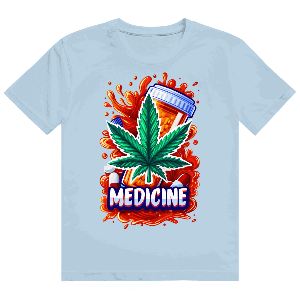 Heavy Cotton T-Shirt - Medicine Weed | Division420®