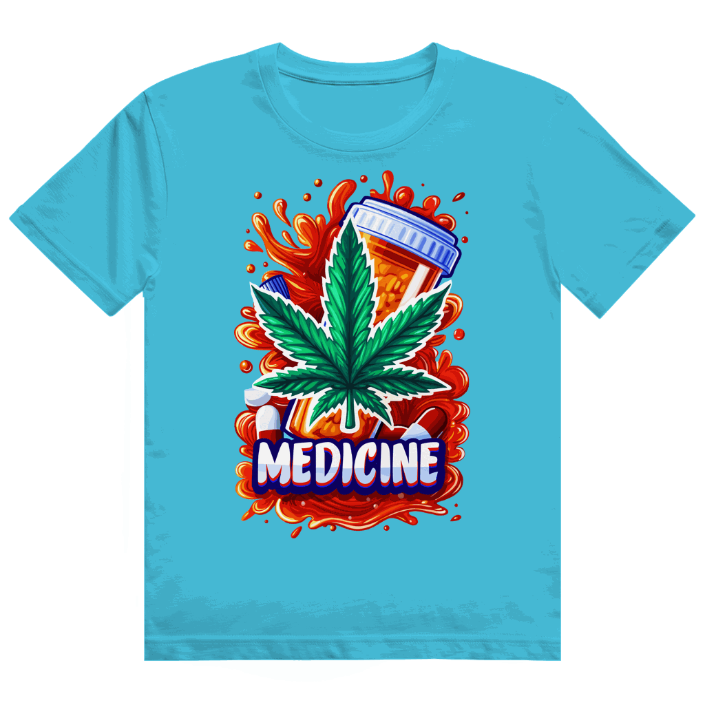 Heavy Cotton T-Shirt - Medicine Weed | Division420®