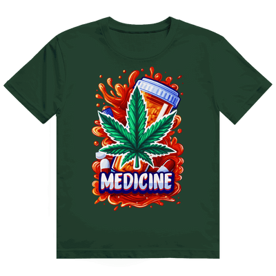 Heavy Cotton T-Shirt - Medicine Weed | Division420®