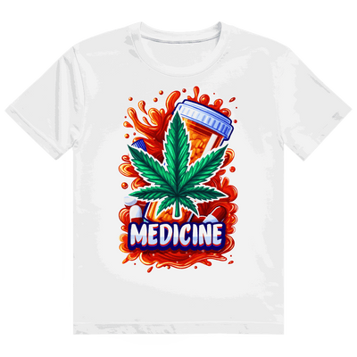 Heavy Cotton T-Shirt - Medicine Weed | Division420®