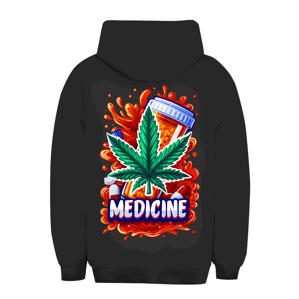 Unisex Oversize Hoodie - Medicine Weed | Division420®