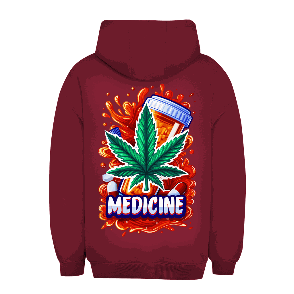 Unisex Oversize Hoodie - Medicine Weed | Division420®