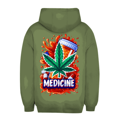 Unisex Oversize Hoodie - Medicine Weed | Division420®