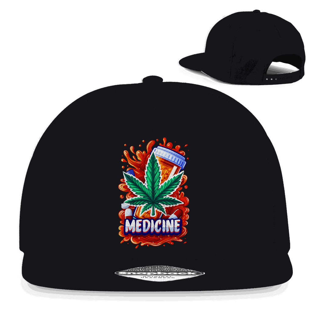 Snapback Rapper Cap - Medicine Weed | Division420®