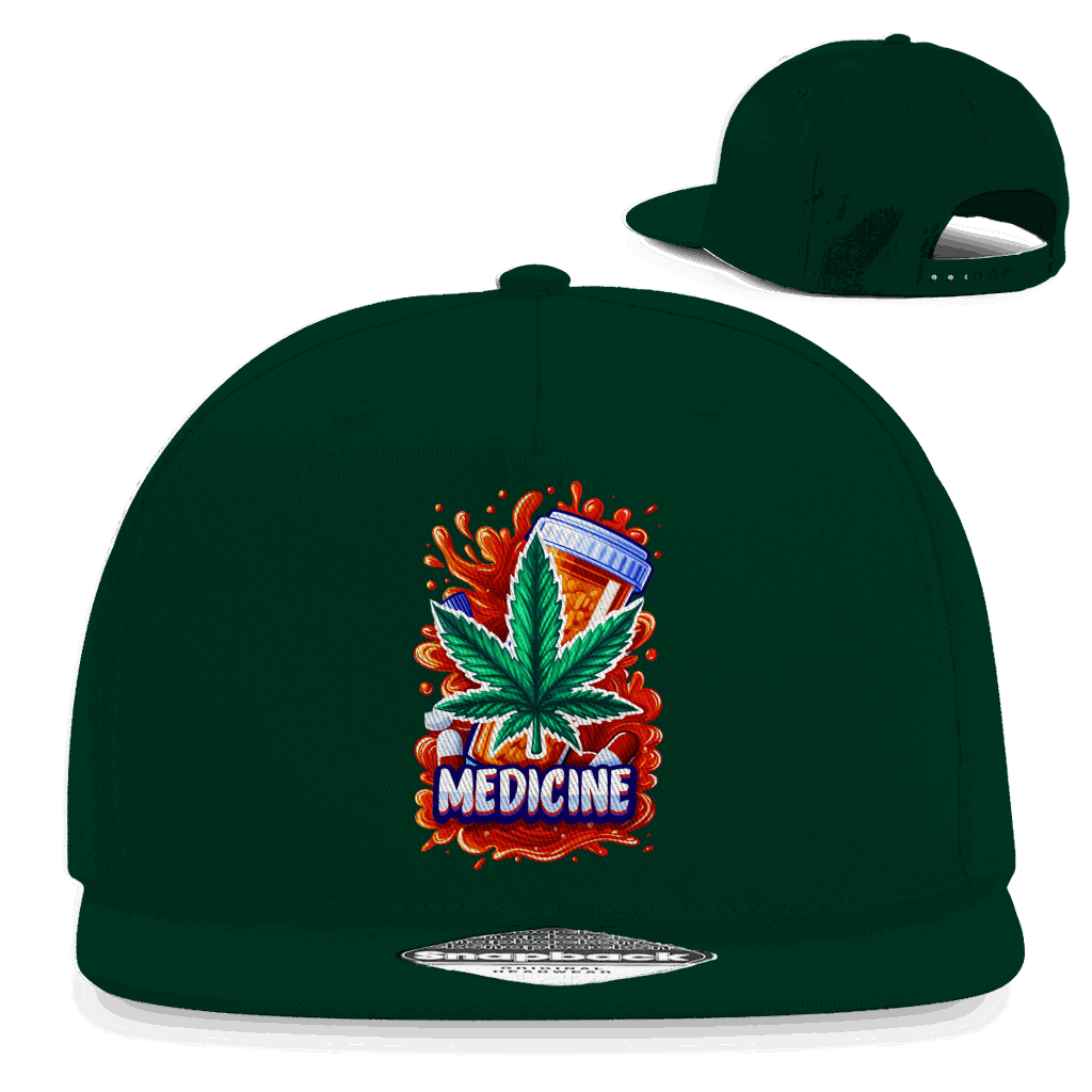Snapback Rapper Cap - Medicine Weed | Division420®