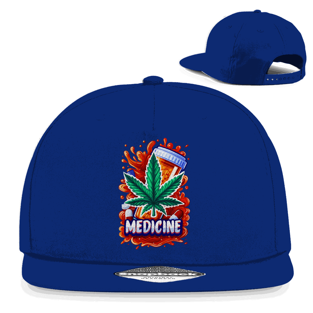 Snapback Rapper Cap - Medicine Weed | Division420®