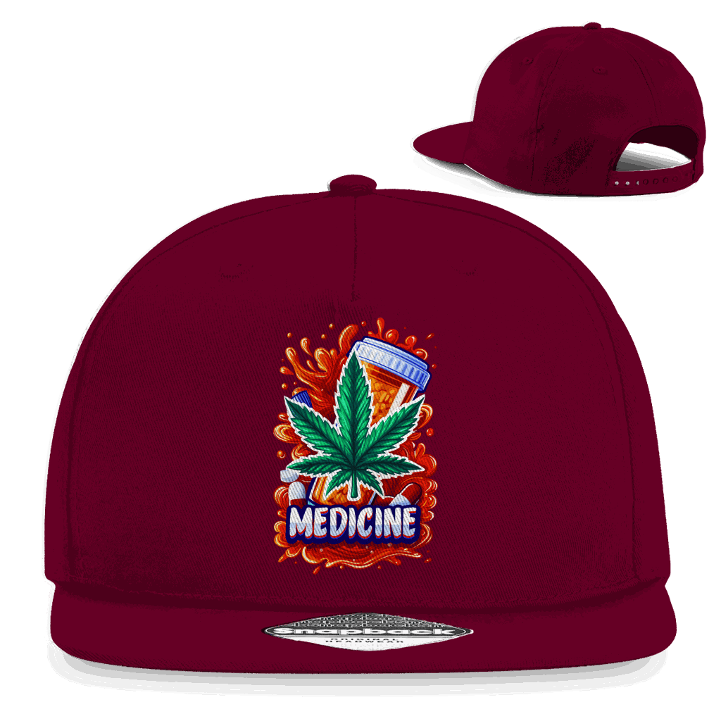 Snapback Rapper Cap - Medicine Weed | Division420®