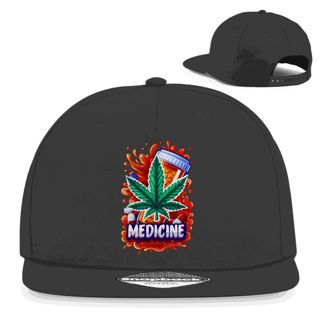 Snapback Rapper Cap - Medicine Weed | Division420®