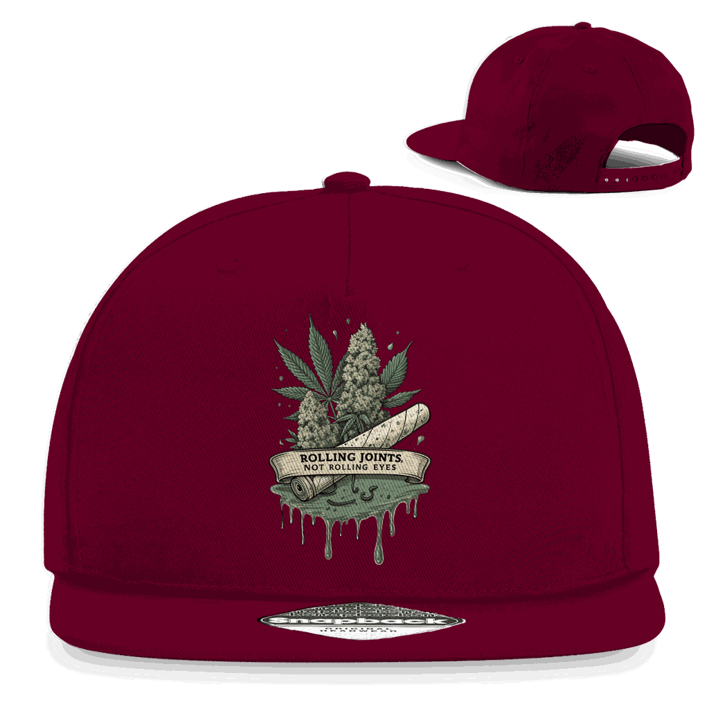 Snapback Rapper Cap - Rolling Joints | Division420®