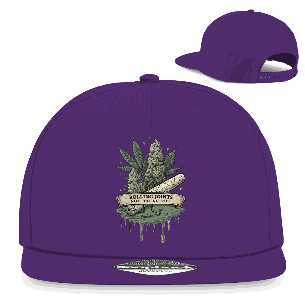 Snapback Rapper Cap - Rolling Joints | Division420®