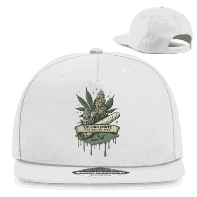 Division420 Snapback Cap Rolling Joints aus Baumwoll-Twill mit flachem Schirm und Retro Snapbackverschluss