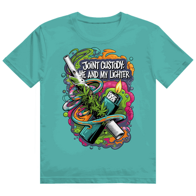 Division420 Heavy Cotton T-Shirt Joint Custody mit coolem Streetstyle-Design und hohem Tragekomfort