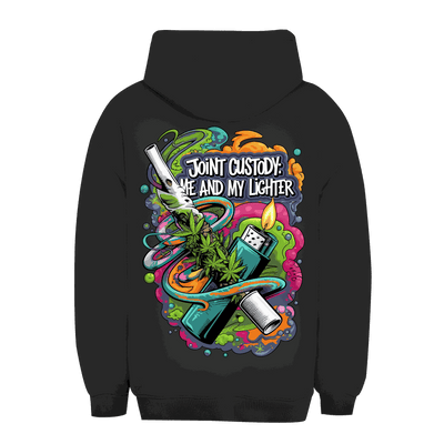 Unisex Oversize Hoodie - Joint Custody: me and my lighter | Division420®