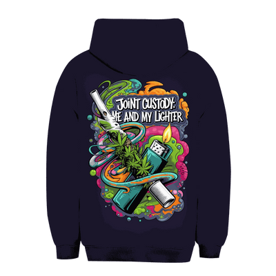 Unisex Oversize Hoodie - Joint Custody: me and my lighter | Division420®