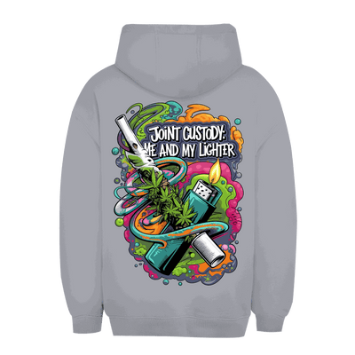 Unisex Oversize Hoodie - Joint Custody: me and my lighter | Division420®