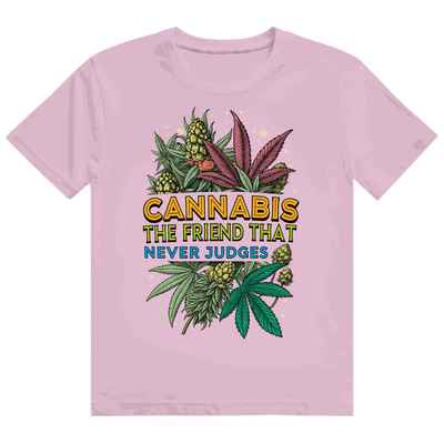 Heavy Cotton T-Shirt - Cannabis, The friend that never judges | Division420®