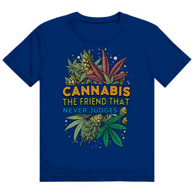 Heavy Cotton T-Shirt - Cannabis, The friend that never judges | Division420®