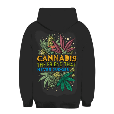 Unisex Oversize Hoodie - Cannabis, The friend that never judges | Division420®