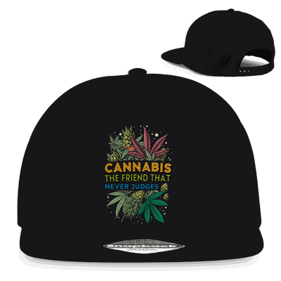 Snapback Rapper Cap - Cannabis, The friend that never judges | Division420®