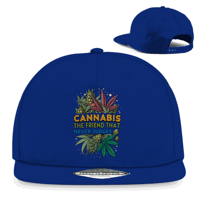 Snapback Rapper Cap - Cannabis, The friend that never judges | Division420®