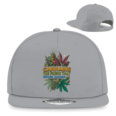 Snapback Rapper Cap - Cannabis, The friend that never judges | Division420®