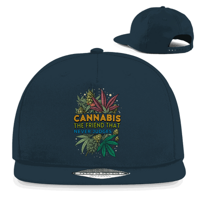 Snapback Rapper Cap - Cannabis, The friend that never judges | Division420®