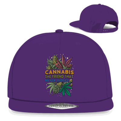 Snapback Rapper Cap - Cannabis, The friend that never judges | Division420®