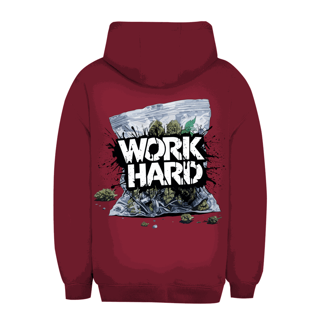 Unisex Oversize Hoodie - Work Hard | Division420®