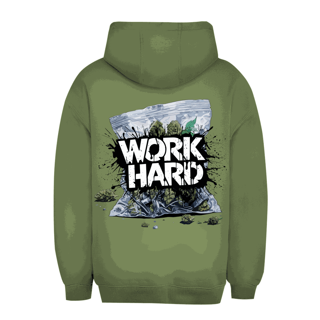 Unisex Oversize Hoodie - Work Hard | Division420®