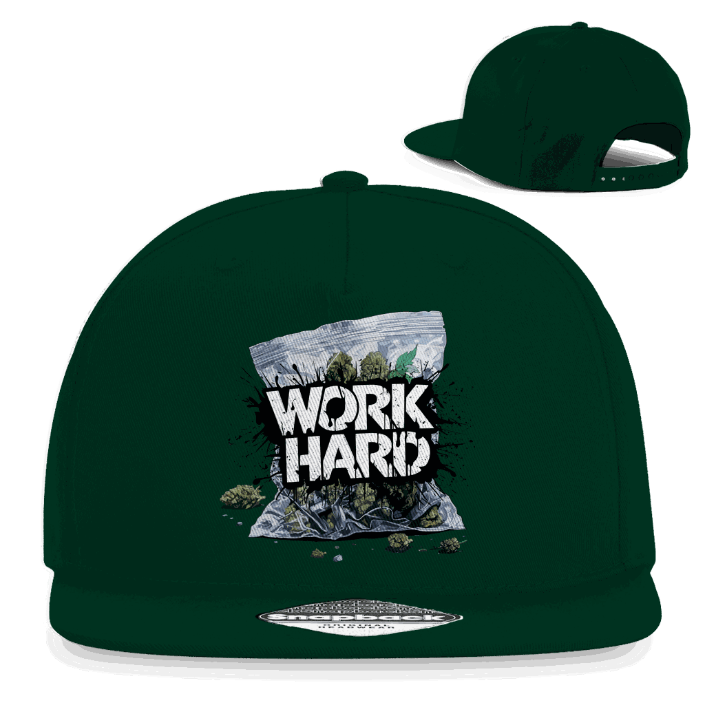 Snapback Rapper Cap - Work Hard | Division420®