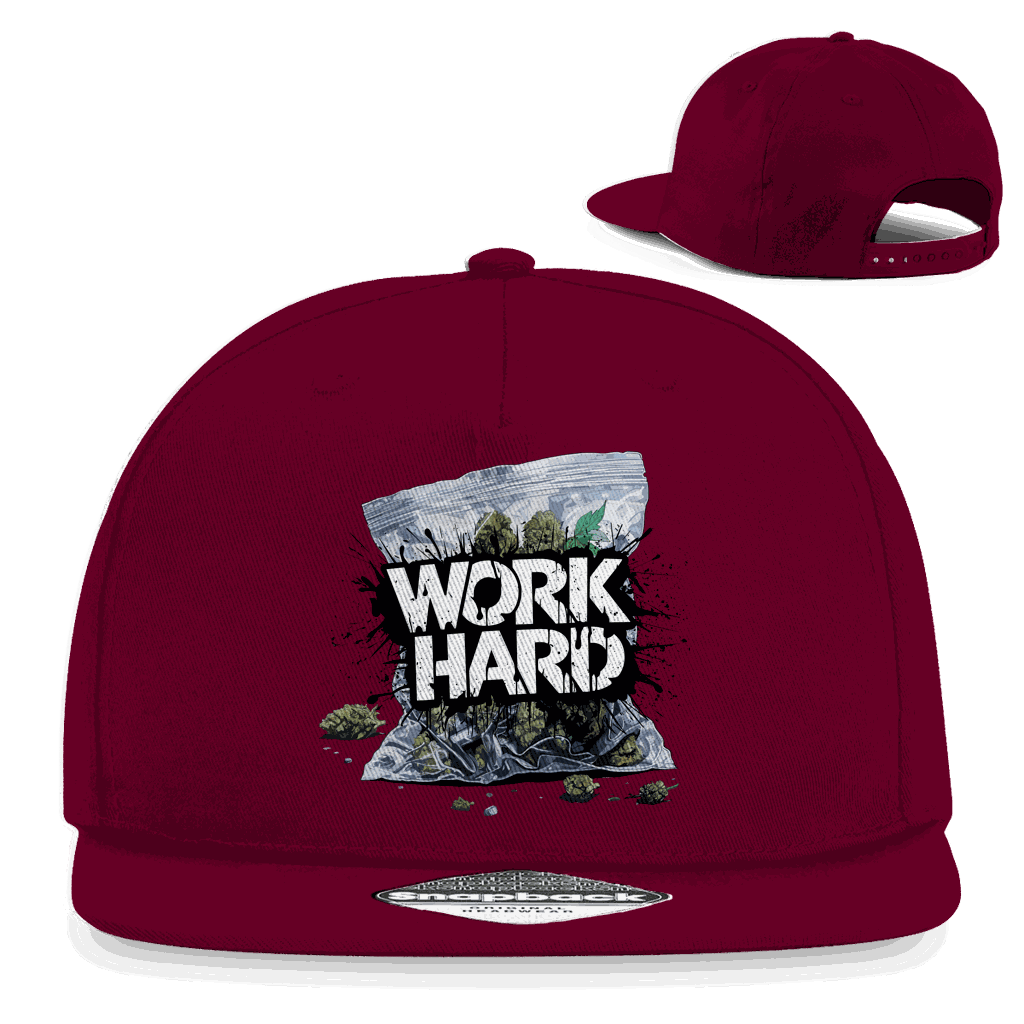 Snapback Rapper Cap - Work Hard | Division420®