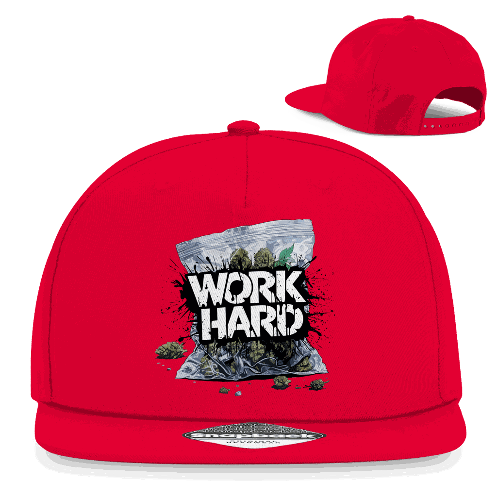 Snapback Rapper Cap - Work Hard | Division420®