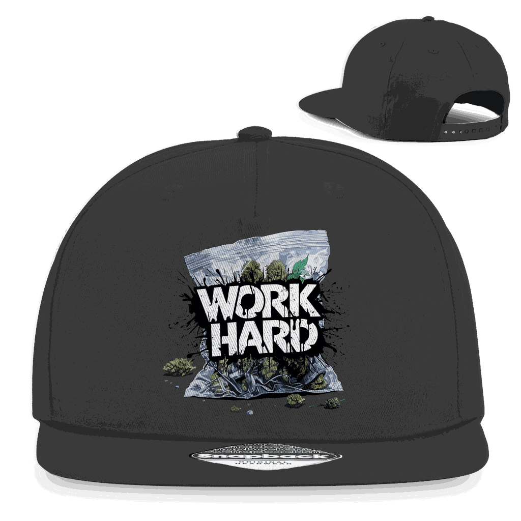 Snapback Rapper Cap - Work Hard | Division420®