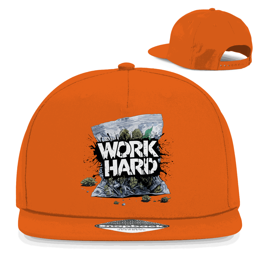 Snapback Rapper Cap - Work Hard | Division420®
