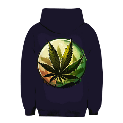 Unisex Oversize Hoodie - Weed Leaf Art Print | Division420®